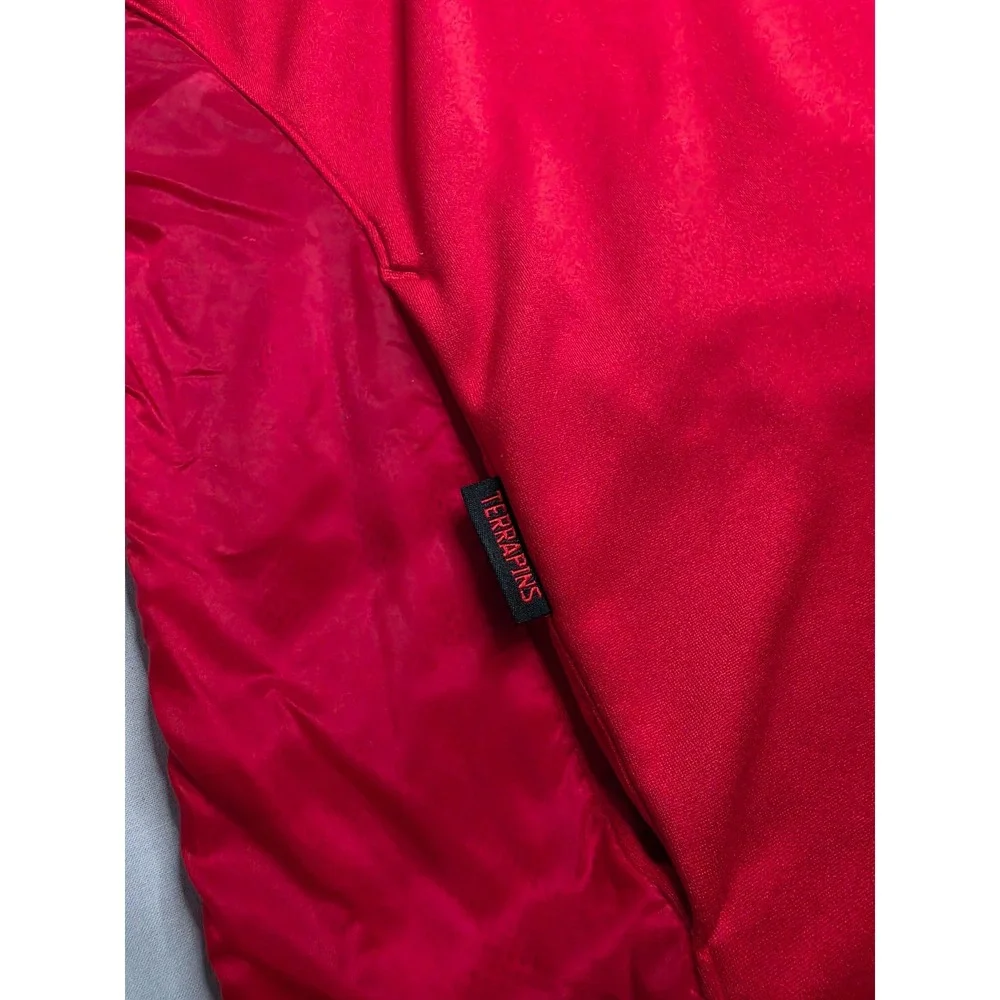 Under Armour Maryland Terrapins Basketball Jacket Men 2XL Red Quarter Zip Hooded